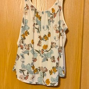 Tank style blouse